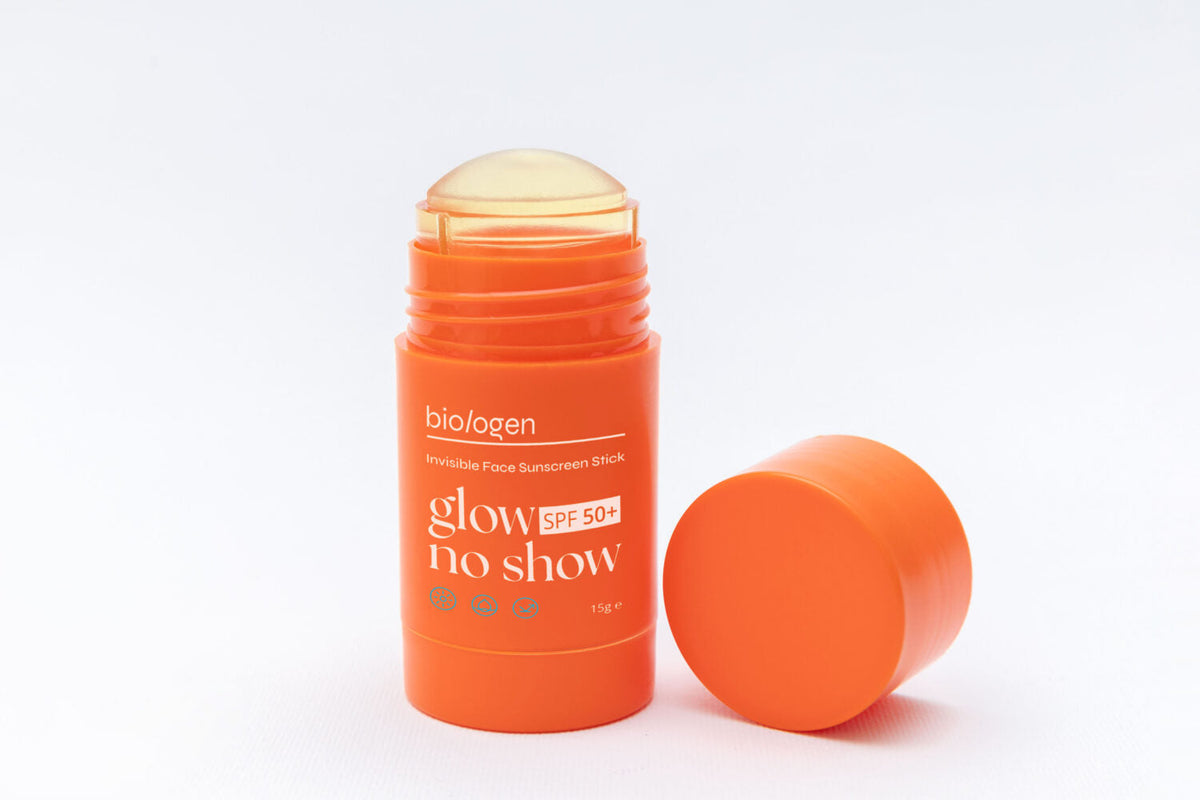 Glow No Show SPF 50+, Невидим слънцезащитен стик за лице